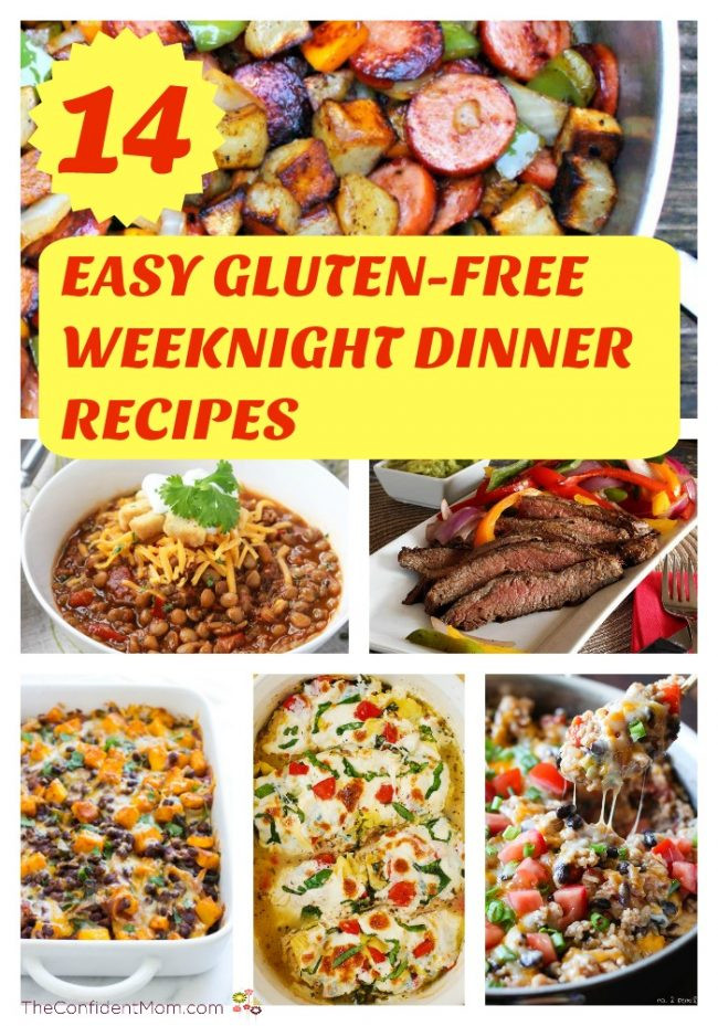 Dairy Free Dinner Ideas
 14 Easy Gluten Free Weeknight Dinner Recipes The