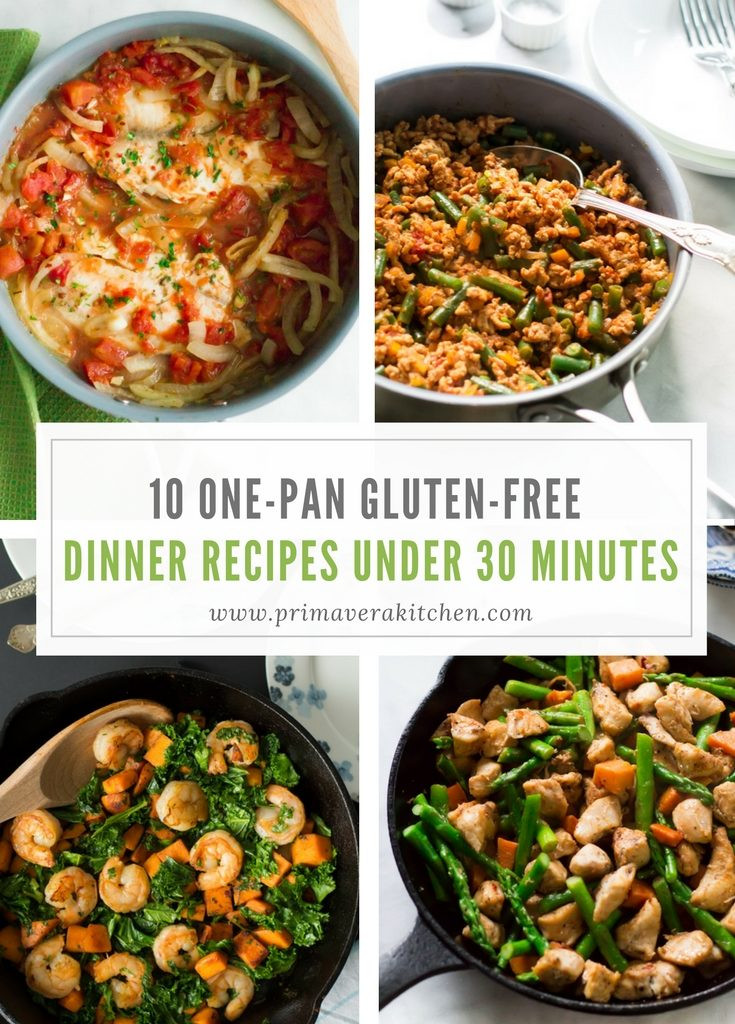 Dairy Free Dinner Ideas
 10 e pan Gluten free Dinner Recipes Under 30 Minutes