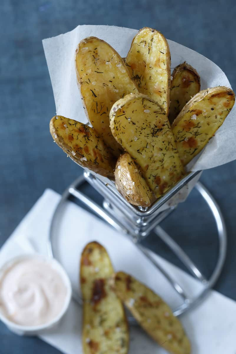 Dipping Sauce For Roasted Potatoes
 Ranch Roasted Fingerling Potatoes with Buffalo Yogurt