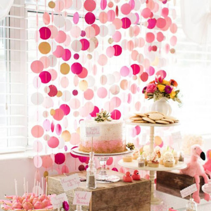 DIY Decoration For Party
 Glitter Paper Birthday Party Hanging Bunting Banner Flag