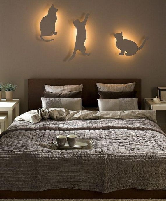 Diy Decorations For Bedroom
 DIY bedroom lighting and decor idea for cat lovers 12thBlog