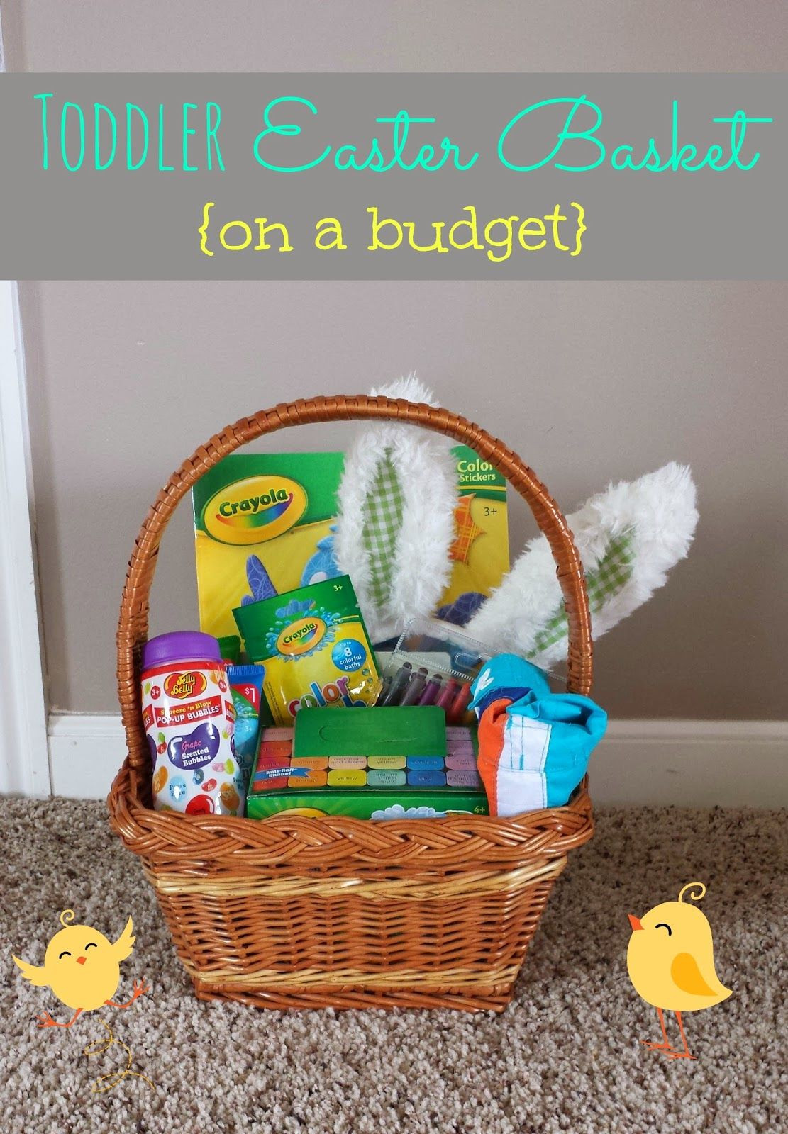 Diy Easter Basket For Toddler
 Toddler Easter Basket Ideas on a bud