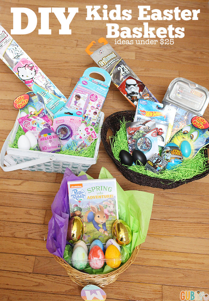 Diy Easter Basket For Toddler
 DIY Kids Easter Baskets under $25 GUBlife