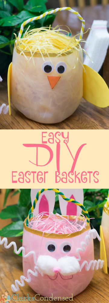 Diy Easter Basket For Toddler
 Easy DIY Easter Baskets