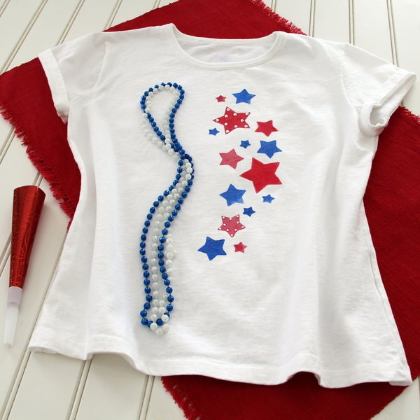 Diy Fourth Of July Shirts
 Fourth of July DIY T Shirt Project