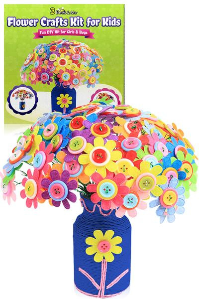 DIY Kits For Kids
 Flower Crafts Kit for Kids Age 4 to 12 Fun DIY Craft Kit