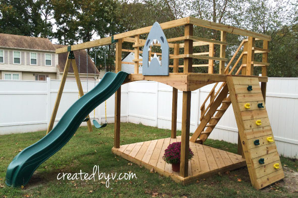 DIY Outdoor Playset
 DIY Outdoor Playset Materials & Tools List created by v