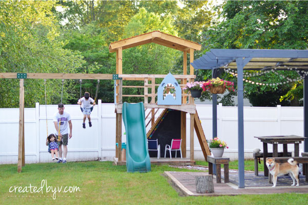 DIY Outdoor Playset
 DIY Outdoor Playset A Year Later created by v