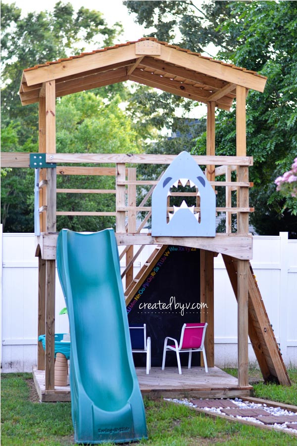 DIY Outdoor Playset
 DIY Outdoor Playset A Year Later created by v