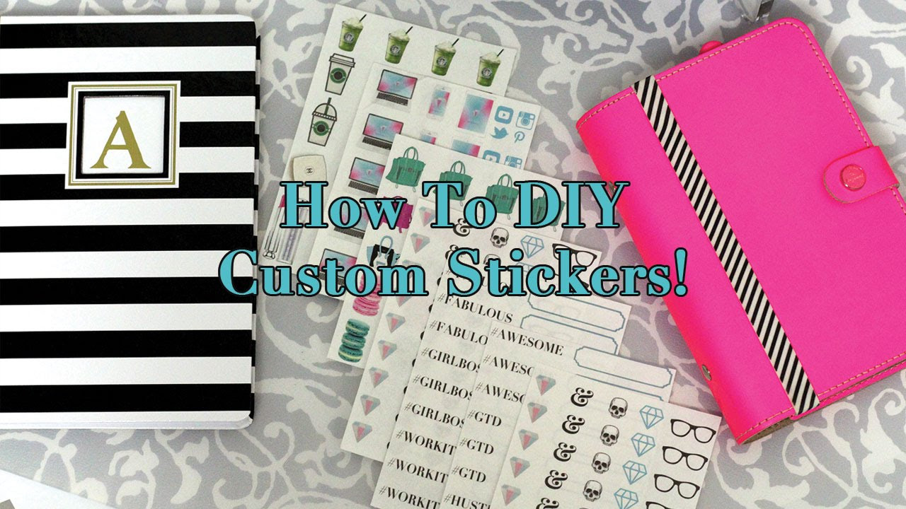 DIY Planner Sticker
 How to DIY Your Own Stickers for Planners Crafters