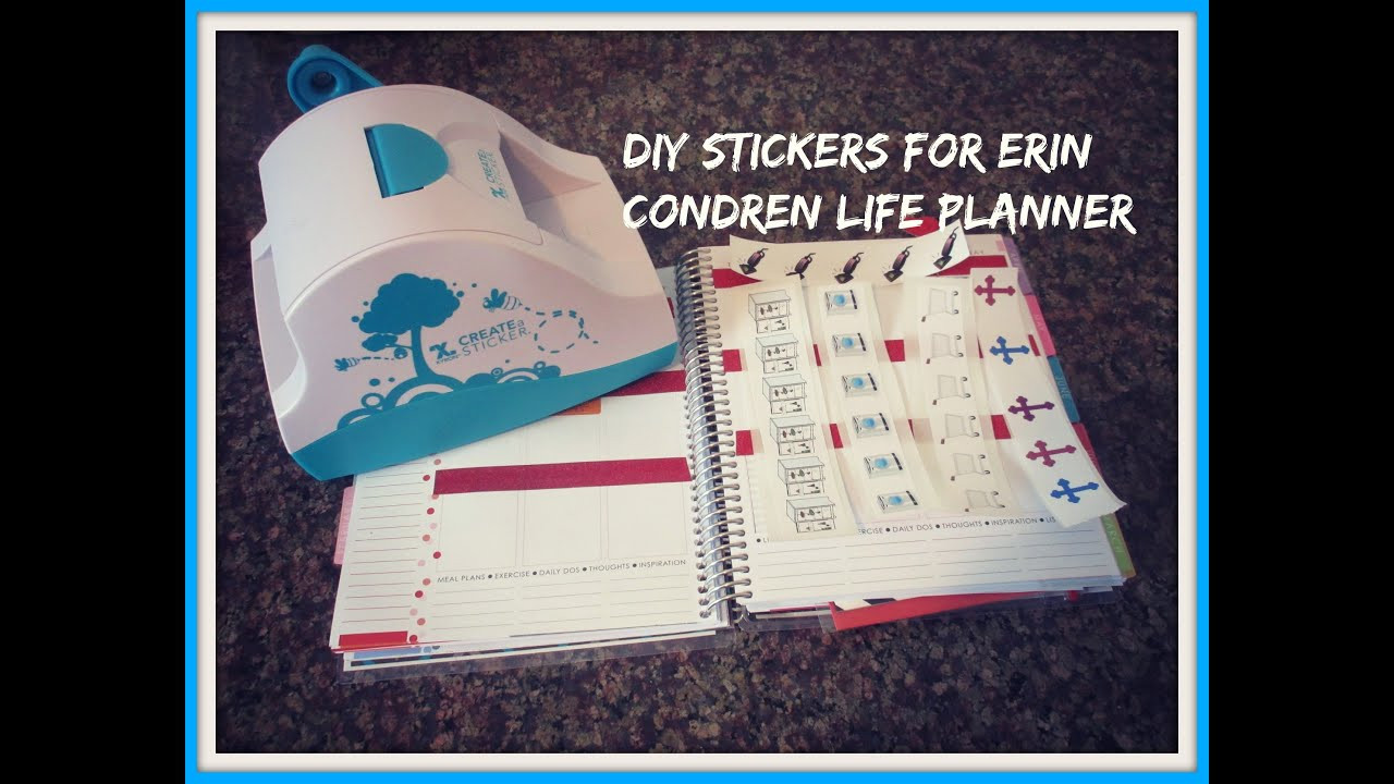 DIY Planner Sticker
 DIY Stickers For EC Planner Xyron Create A Sticker