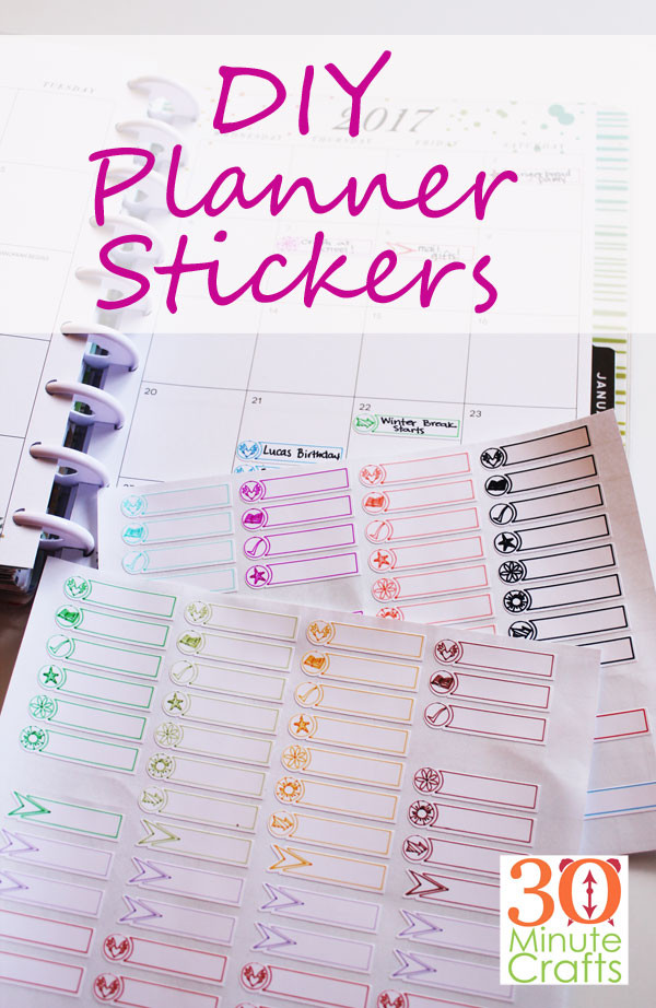 DIY Planner Sticker
 DIY Planner Stickers Draw then Cut 30 Minute Crafts