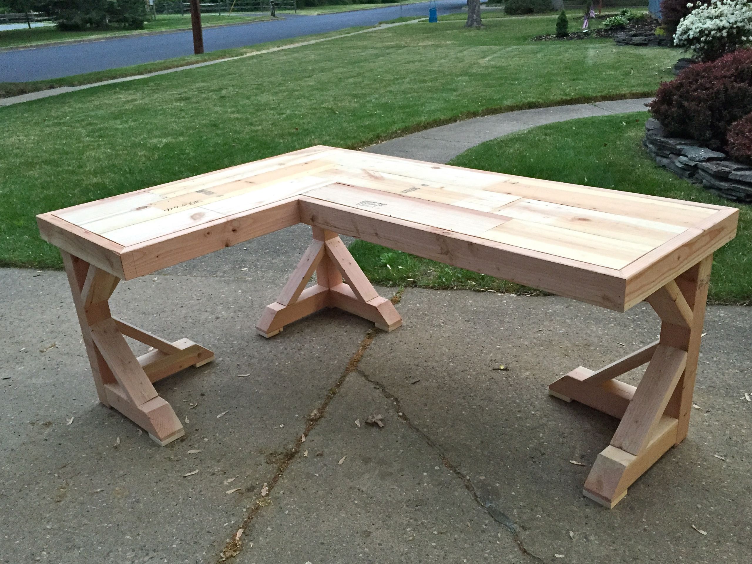 DIY Wood Desk Plans
 DIY Corner Desk – Little Home Happiness