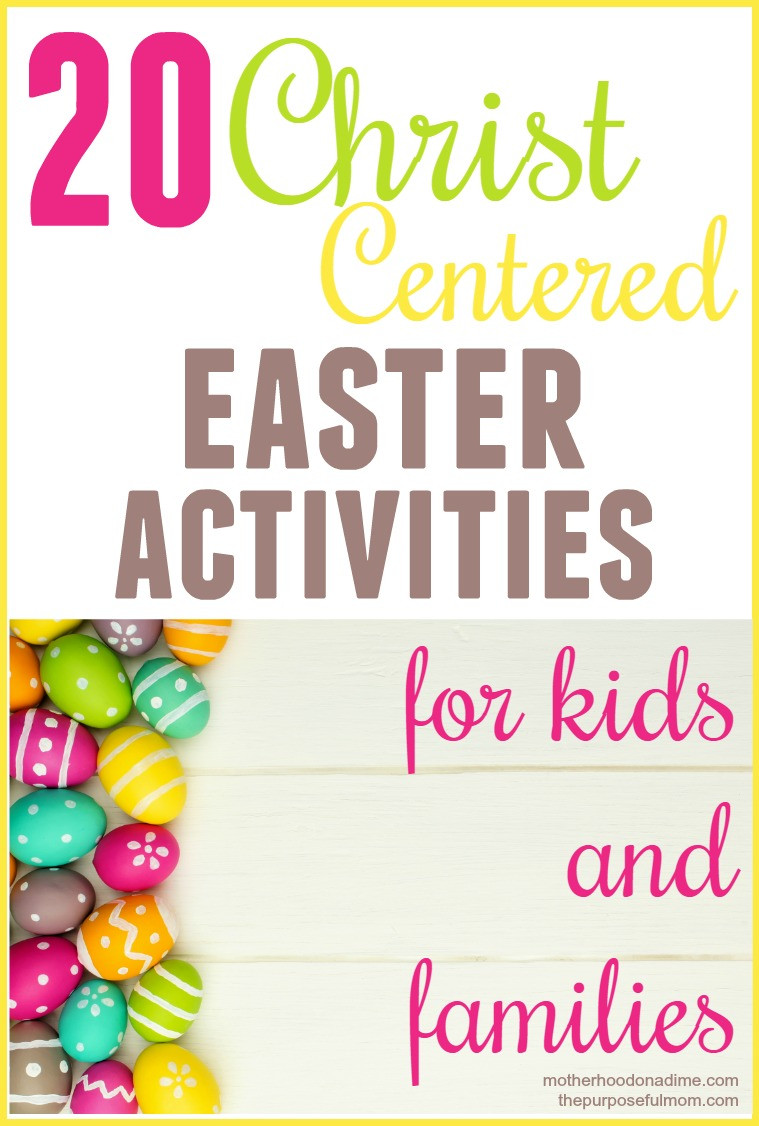 Easter Activities For Youth
 20 Christ Centered Easter Activities for Kids and Families
