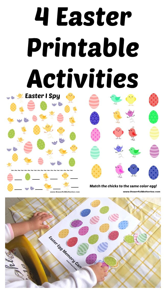 Easter Activities For Youth
 Easter Printable Activities for Kids