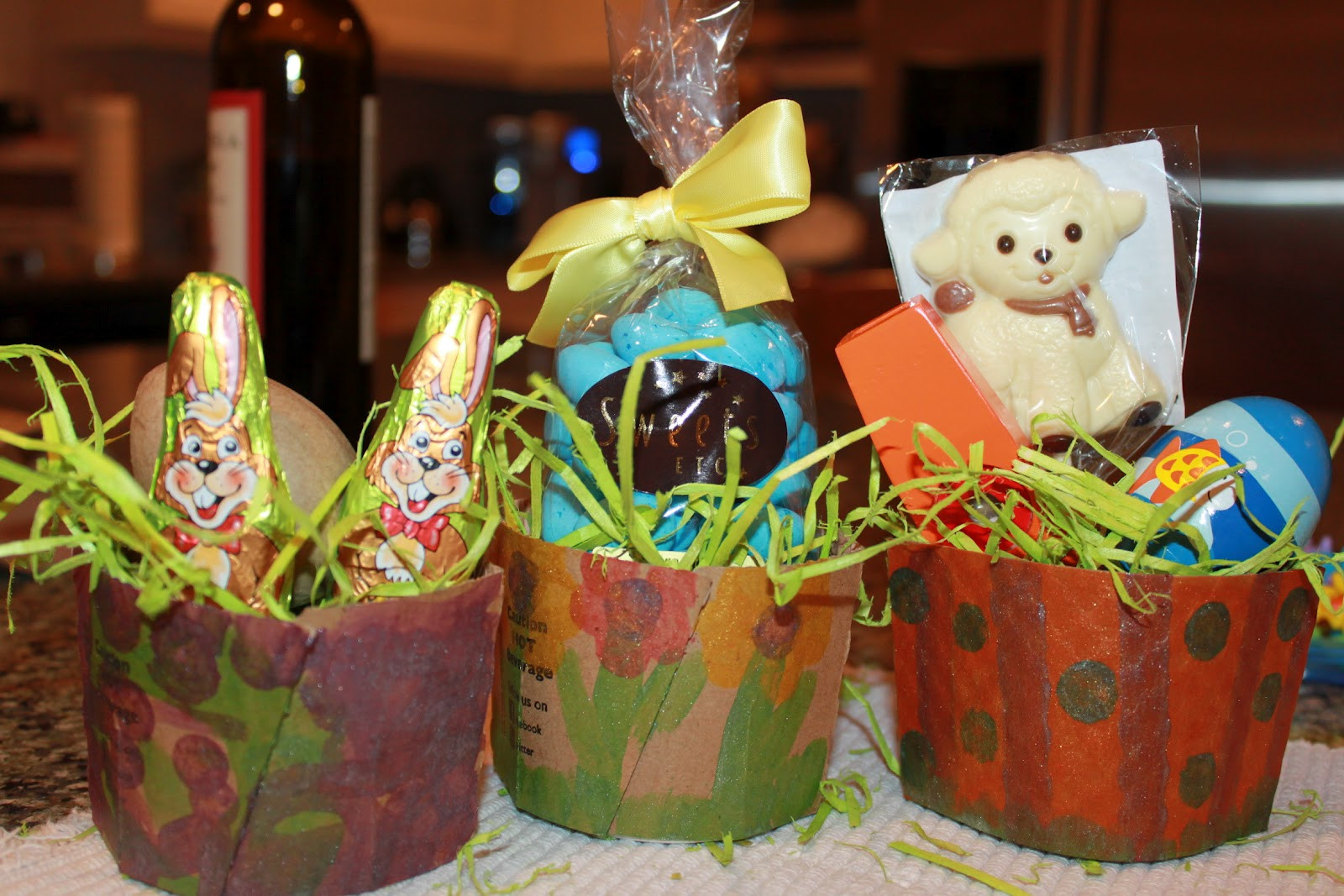 Easter Basket Arts And Crafts
 Green Owl Art Coffee cup Easter basket craft