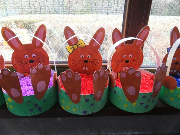 Easter Basket Arts And Crafts
 Easter bunny basket craft