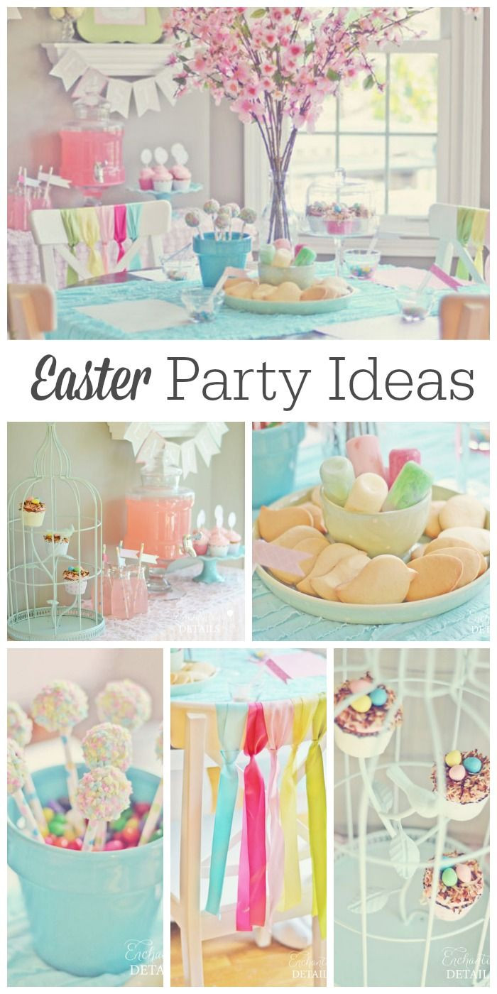 Easter Birthday Party Decorating Ideas
 Gorgeous Easter party done in beautiful pastel spring