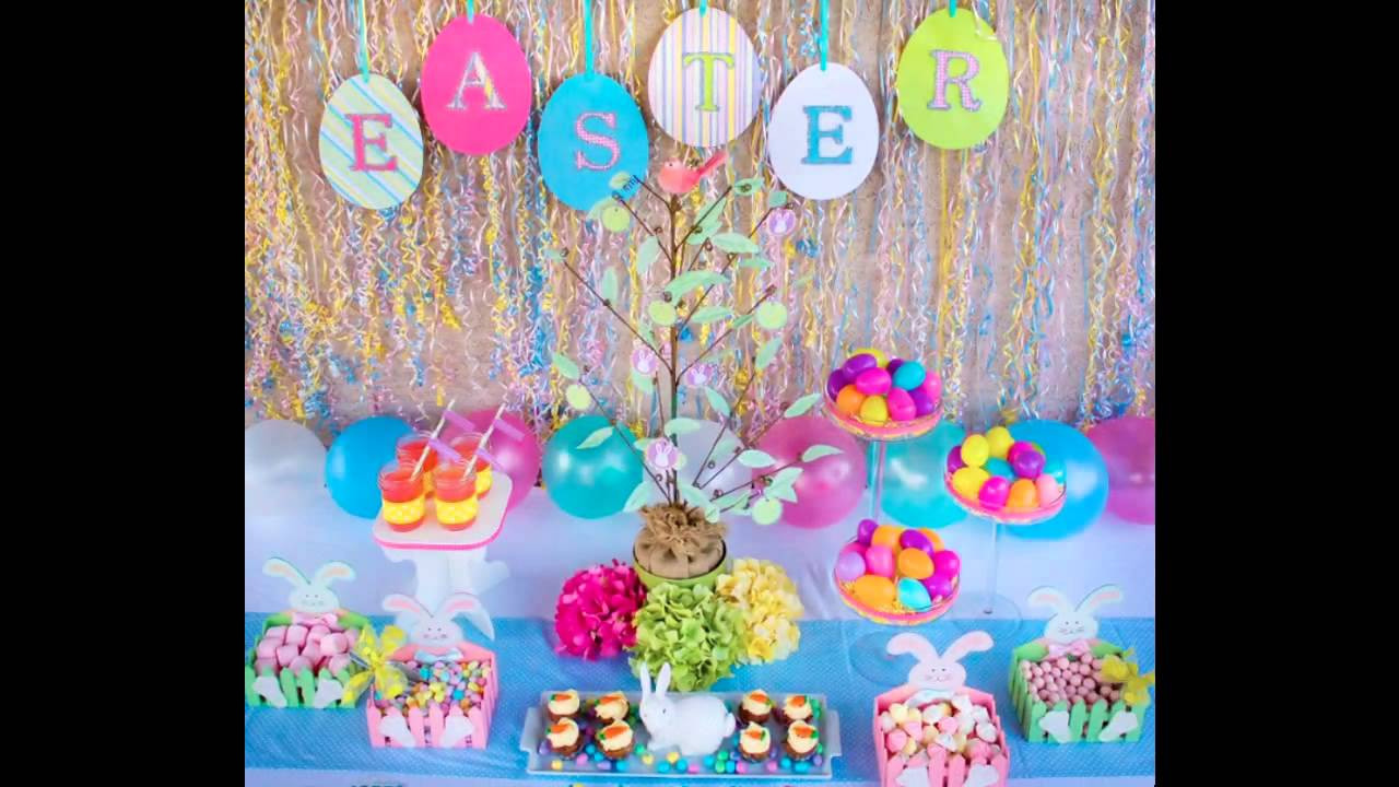 Easter Birthday Party Decorating Ideas
 at home Easter Party ideas for kids