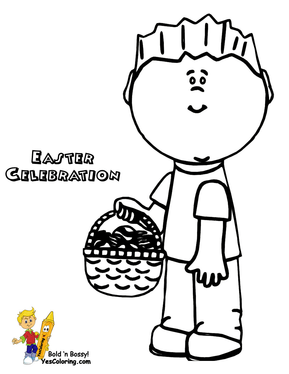Easter Coloring Pages For Boys
 Easy Easter Coloring Pages on Pinterest