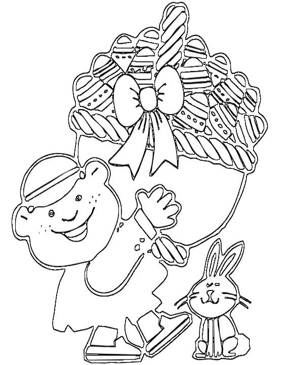 Easter Coloring Pages For Boys
 Easter Eggs Coloring Page for Kids Free Printable Picture