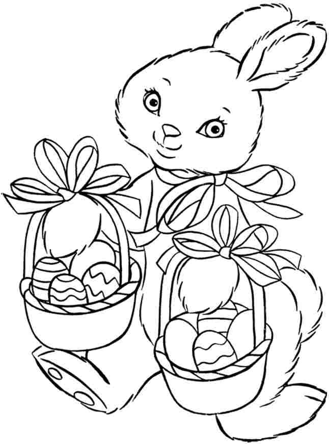 Easter Coloring Pages For Boys
 Coloring Sheets Easter Bunny Printable Free For Kids