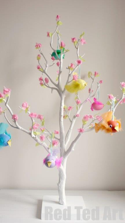Easter Egg Tree Craft
 Easter Tree Decorating Ideas