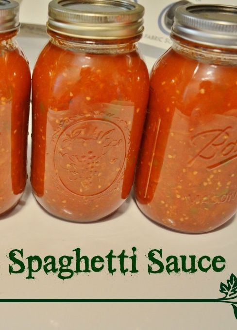 Easy Canning Spaghetti Sauce
 How to Make Homemade Spaghetti Sauce Canning Recipe