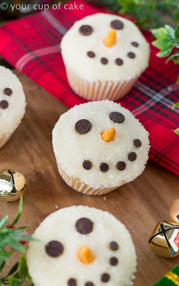 Easy Christmas Cupcakes
 Easy to Make Snowman Cupcakes Christmas Cupcake