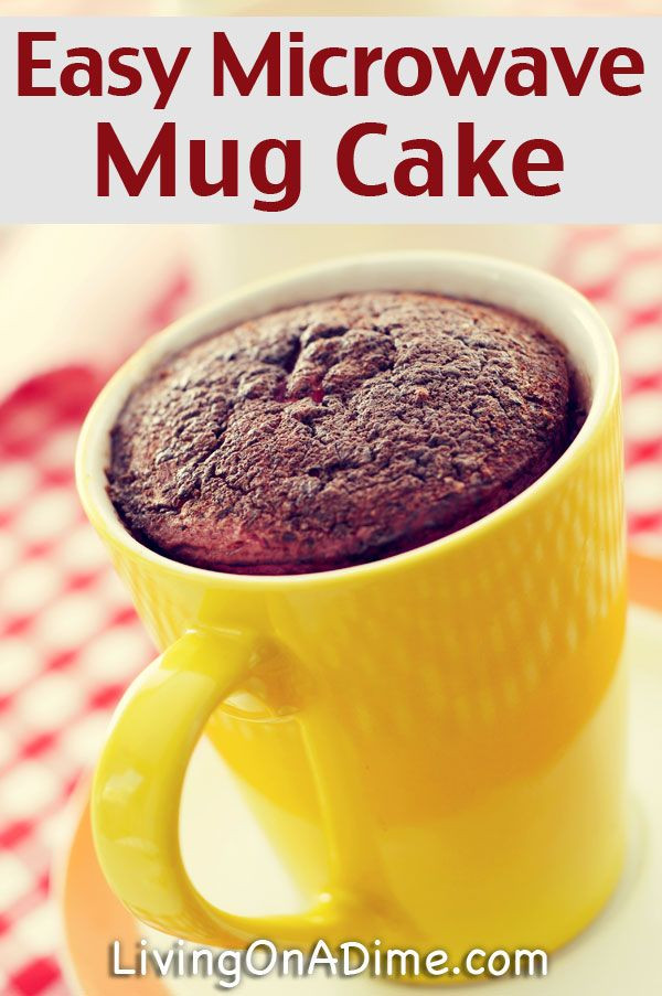 Easy Microwave Desserts
 Homemade Warm Delights Easy Microwave Mug Cake Recipe