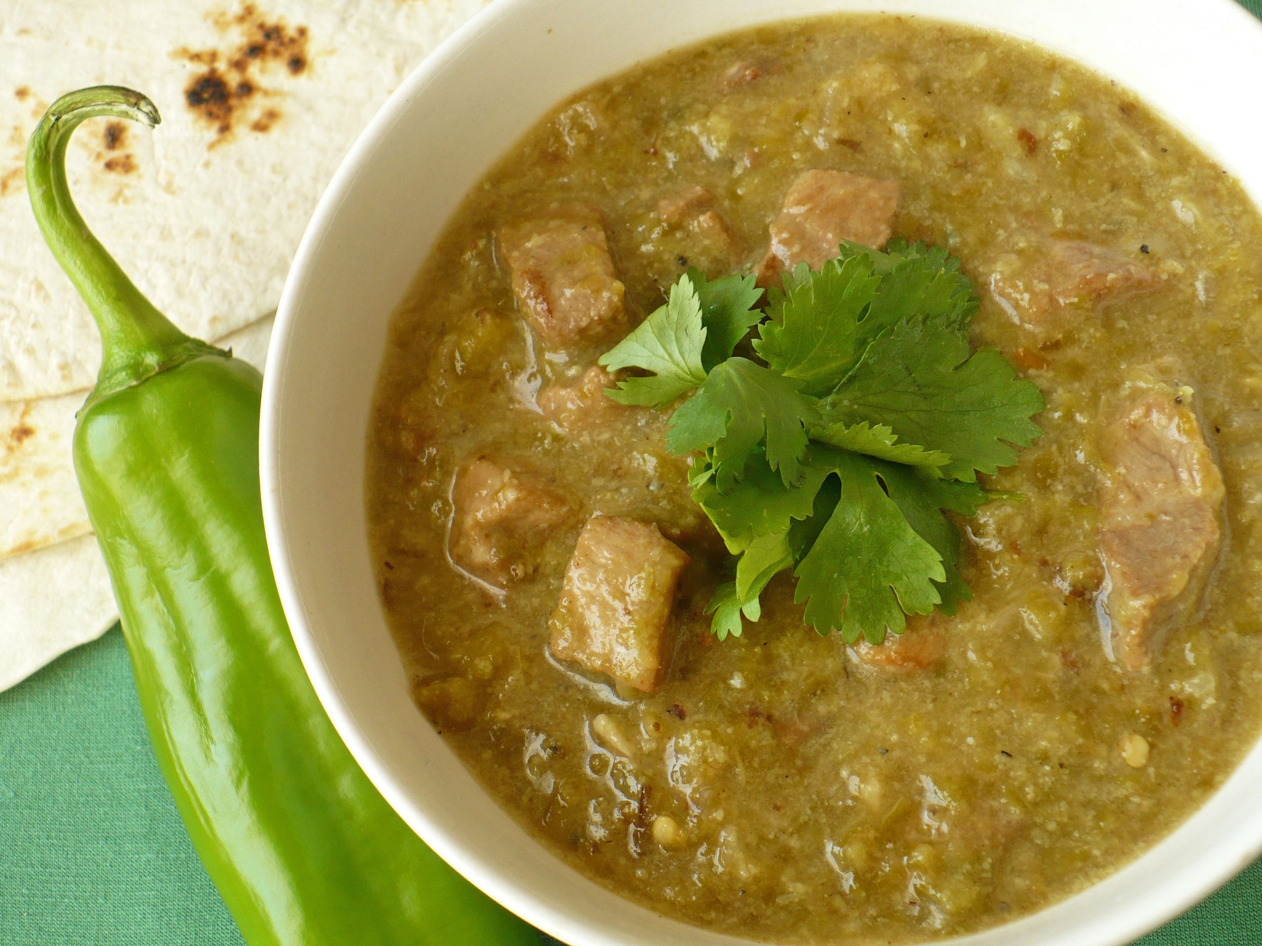 Easy Pork Green Chili Recipe
 Green Chilie for Web