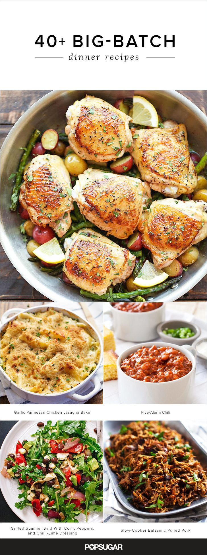 Easy Summer Dinners For A Crowd
 40 Recipes That Make Feeding a Crowd a Breeze
