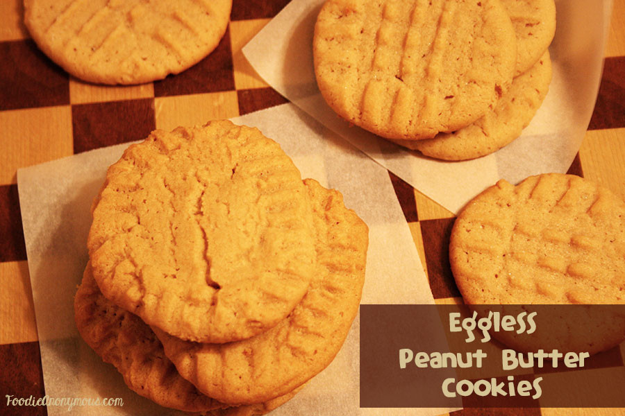 Eggless Peanut Butter Cookies
 Eggless Peanut Butter Cookies Foo Anonymous