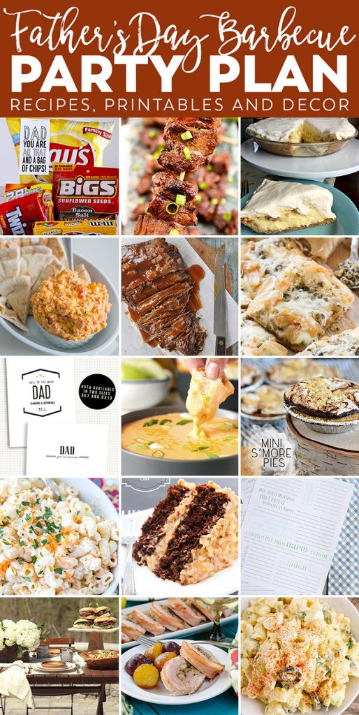Fathers Day Menu Ideas
 BBQ Party Ideas for Father s Day