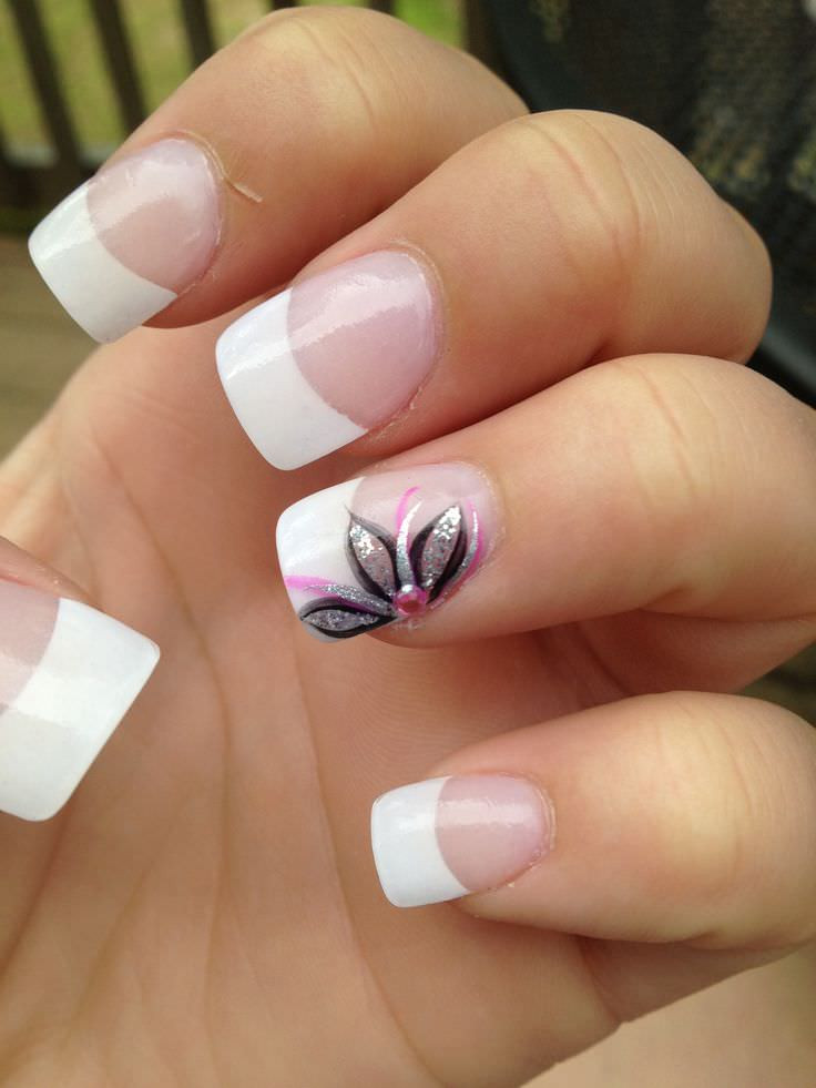 Finger Nail Styles
 32 Flower Toe Nail Designs Nail Designs