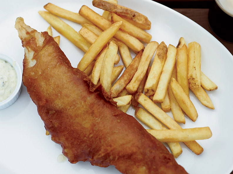 Fish And Chips Recipes
 Fried Beer Battered Fish and Chips with Dilled Tartar