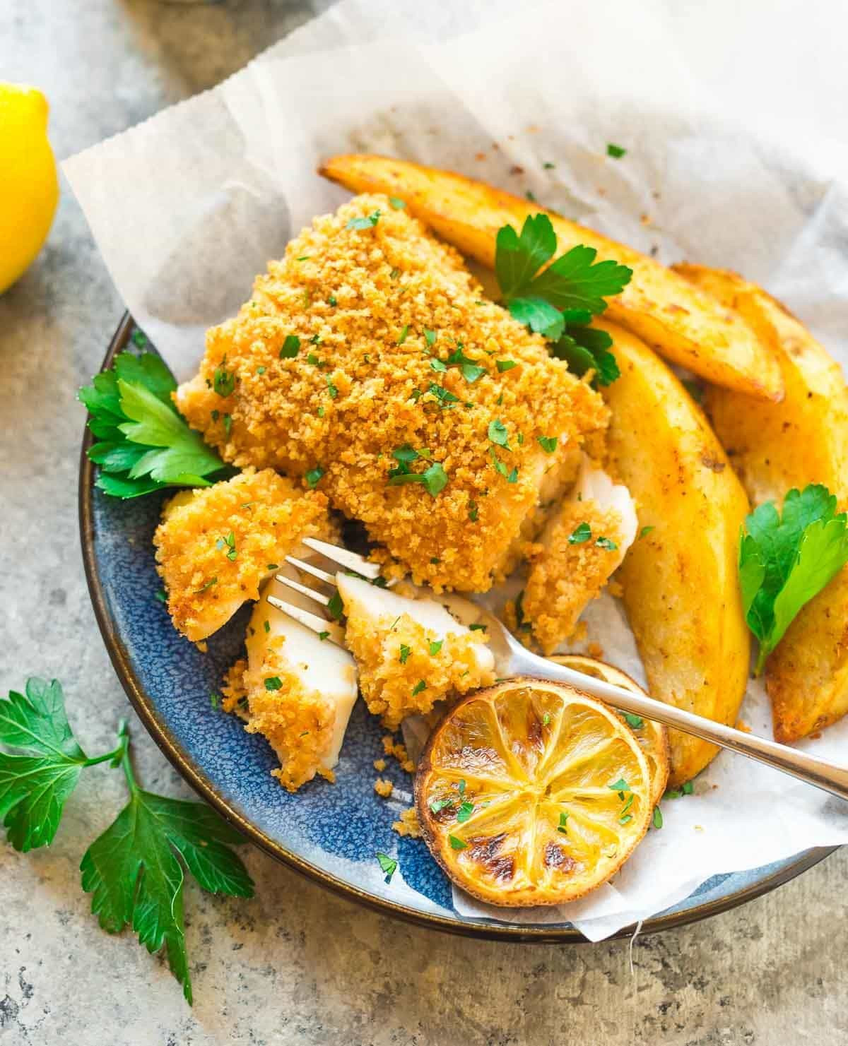Fish And Chips Recipes
 Baked Fish and Chips Recipe
