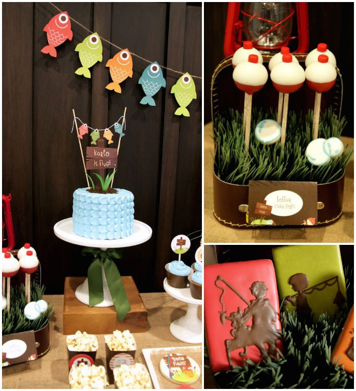 Fishing Birthday Party Decorations
 Southern Blue Celebrations Fishing Party Ideas & Inspirations