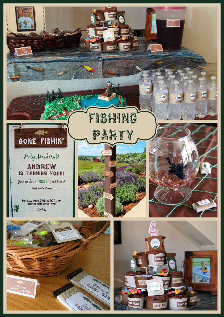 Fishing Birthday Party Decorations
 Gone Fishin Andrew s 4th Fishing Birthday