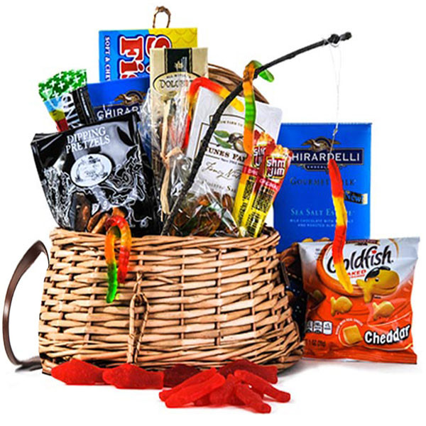 Fishing Gift Basket Ideas
 Gone Fishing Gourmet Gift Baskets For All Occasions