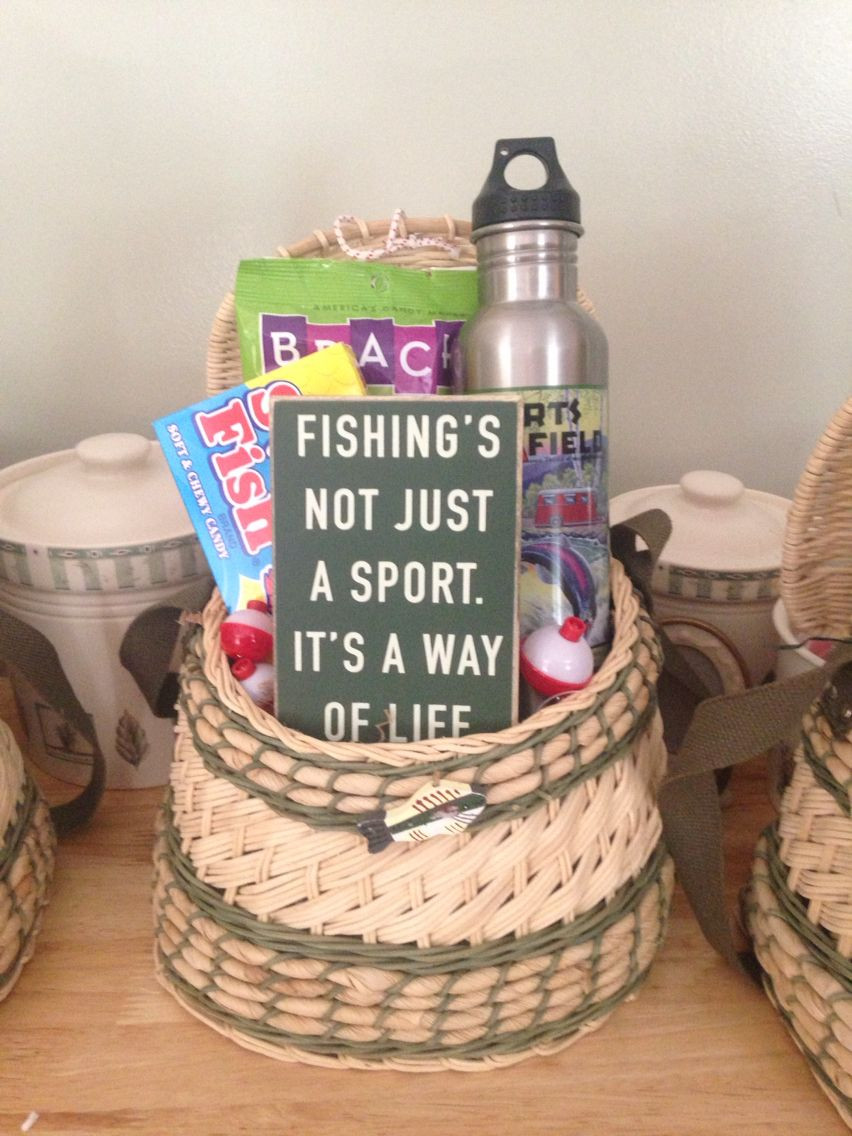 Fishing Gift Basket Ideas
 Diy Father s Day fishing t basket
