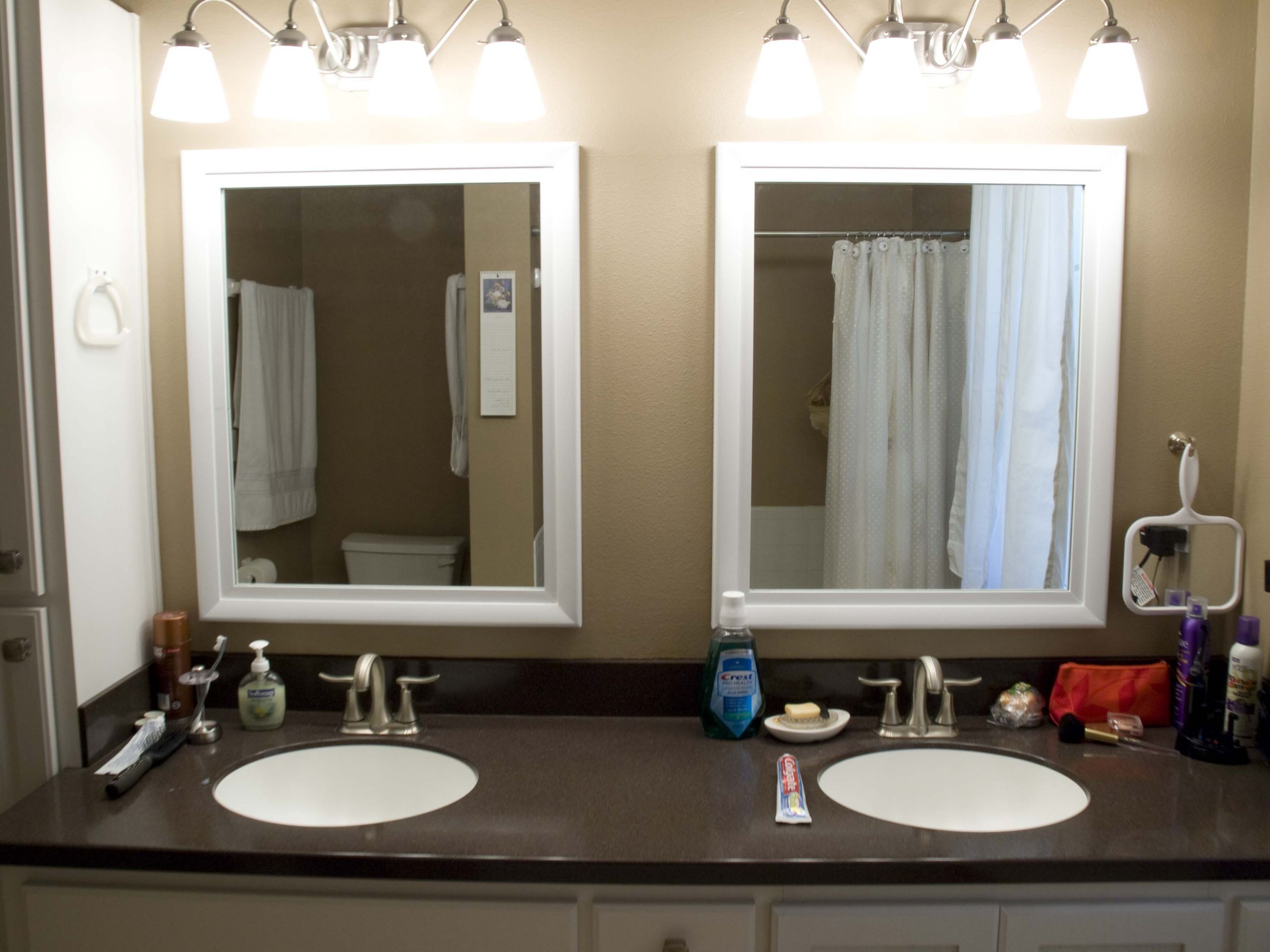 Framed Bathroom Mirrors
 Tips Framed Bathroom Mirrors MidCityEast