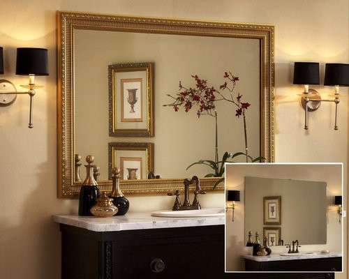 Framed Bathroom Mirrors
 Framed Bathroom Mirror Home Design Ideas