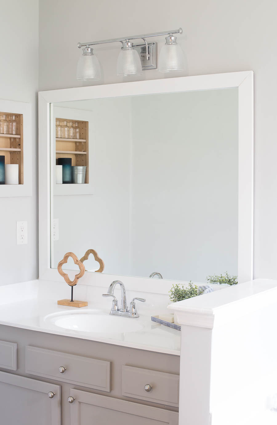 Framed Bathroom Mirrors
 How to Frame a Bathroom Mirror Easy DIY project