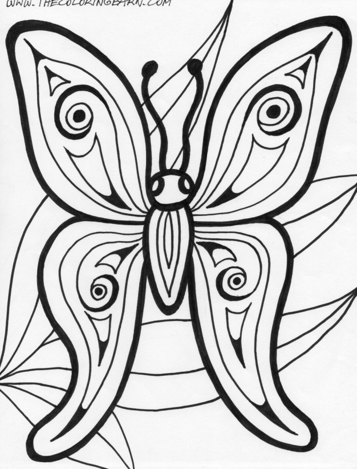Free Printable Butterfly Coloring Pages Adults
 Get This Printable Butterfly Coloring Pages for Adults