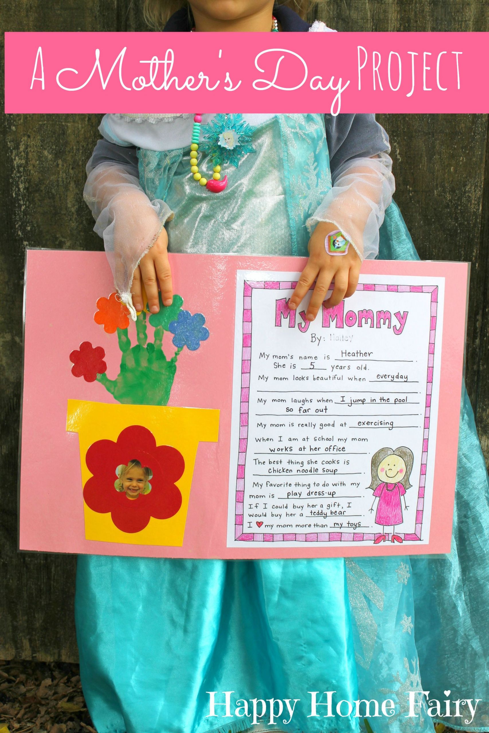 Free Printable Mothers Day Crafts
 A Mother s Day Project FREE Printable