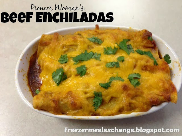 Freezer Enchiladas Pioneer Woman
 Freezer Meal Exchange Club Pioneer Woman s Beef Enchiladas