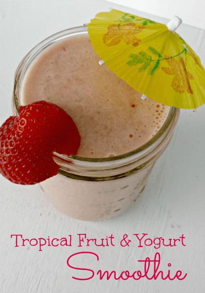 Fruit And Yogurt Smoothie Recipes
 Tropical Fruit and Yogurt Smoothie Moments With Mandi