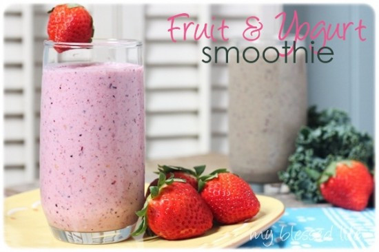 Fruit And Yogurt Smoothie Recipes
 Fruit And Yogurt Smoothie