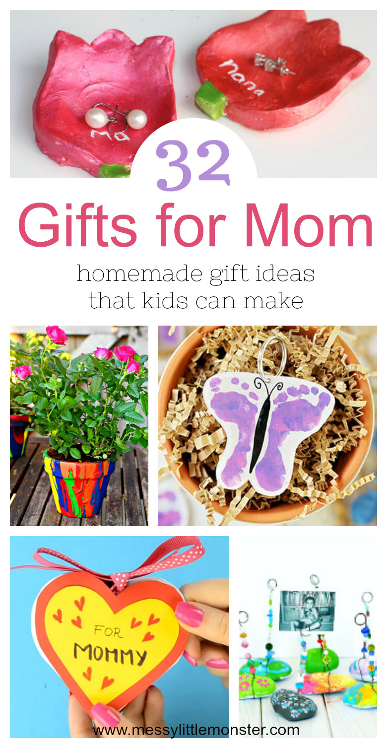 Gift Ideas For A Mother
 Gifts for Mom from Kids – homemade t ideas that kids